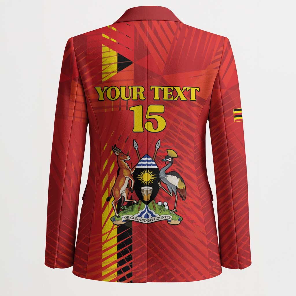 Custom Uganda Football Blazer Go Champions Cranes - Wonder Print Shop