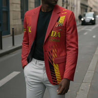 Custom Uganda Football Blazer Go Champions Cranes - Wonder Print Shop