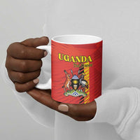 Custom Uganda Football Ceramic Mug Go Champions Cranes - Wonder Print Shop