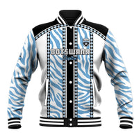 Custom Botswana Football Baseball Jacket Botswana Rising Again - Black - Wonder Print Shop