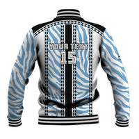Custom Botswana Football Baseball Jacket Botswana Rising Again - Black - Wonder Print Shop