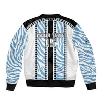 Custom Botswana Football Bomber Jacket Botswana Rising Again - Black - Wonder Print Shop