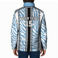 Custom Botswana Football Padded Jacket Botswana Rising Again - Black - Wonder Print Shop