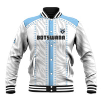Custom Botswana Football Baseball Jacket Botswana Rising Again - Blue - Wonder Print Shop
