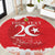 Personalised Tunisia Independence Day Round Carpet 69th Anniversary - Flag Map