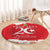 Personalised Tunisia Independence Day Round Carpet 69th Anniversary - Flag Map