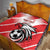 Custom Tunisia Football Quilt Eagle Mascot - Sporty Style