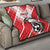 Custom Tunisia Football Quilt Eagle Mascot - Sporty Style