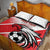 Custom Tunisia Football Quilt Bed Set Eagle Mascot - Sporty Style