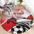 Custom Tunisia Football Round Carpet Eagle Mascot - Sporty Style