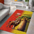 Senegal Independence Day Area Rug Lion With Baobab