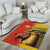 Senegal Independence Day Area Rug Lion With Baobab