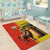 Senegal Independence Day Area Rug Lion With Baobab