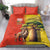 Senegal Independence Day Bedding Set Lion With Baobab