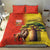 Senegal Independence Day Bedding Set Lion With Baobab