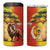 Senegal Independence Day 4 in 1 Can Cooler Tumbler Lion With Baobab