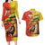 Senegal Independence Day Couples Matching Long Sleeve Bodycon Dress and Hawaiian Shirt Lion With Baobab