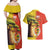 Senegal Independence Day Couples Matching Off Shoulder Maxi Dress and Hawaiian Shirt Lion With Baobab