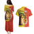 Senegal Independence Day Couples Matching Puletasi and Hawaiian Shirt Lion With Baobab