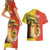 Senegal Independence Day Couples Matching Short Sleeve Bodycon Dress and Hawaiian Shirt Lion With Baobab