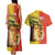 Senegal Independence Day Couples Matching Tank Maxi Dress and Hawaiian Shirt Lion With Baobab