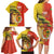 Senegal Independence Day Family Matching Long Sleeve Bodycon Dress and Hawaiian Shirt Lion With Baobab