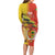 Senegal Independence Day Family Matching Long Sleeve Bodycon Dress and Hawaiian Shirt Lion With Baobab