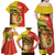 Senegal Independence Day Family Matching Off Shoulder Maxi Dress and Hawaiian Shirt Lion With Baobab