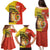 Senegal Independence Day Family Matching Puletasi and Hawaiian Shirt Lion With Baobab