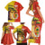 Senegal Independence Day Family Matching Short Sleeve Bodycon Dress and Hawaiian Shirt Lion With Baobab