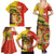 Senegal Independence Day Family Matching Summer Maxi Dress and Hawaiian Shirt Lion With Baobab