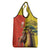 Senegal Independence Day Grocery Bag Lion With Baobab