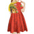 Senegal Independence Day Kid Short Sleeve Dress Lion With Baobab