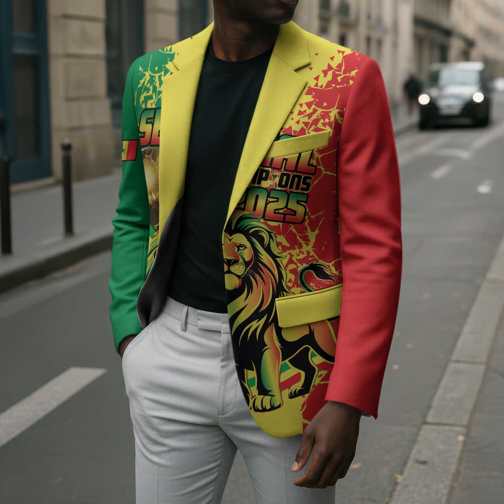 Custom Senegal Football Blazer We Are the Champions