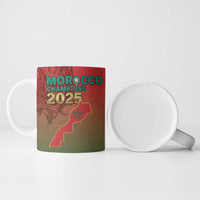 Morocco Football Ceramic Mug 2025 Victory Is Ours