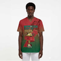 Custom Morocco Football Scrub Top 2025 Victory Is Ours
