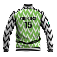 Custom Nigeria Football Baseball Jacket Super Eagles - Let’s Do It Again