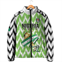 Custom Nigeria Football Padded Jacket Super Eagles - Let’s Do It Again