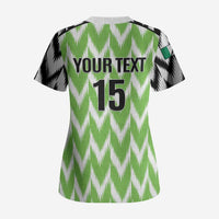 Custom Nigeria Football Scrub Top Super Eagles - Let’s Do It Again