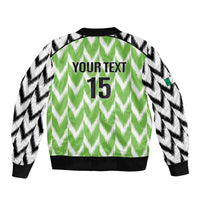Custom Nigeria Football Bomber Jacket Go Champions Super Eagles