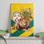 Togo Independence Day Canvas Wall Art Lion With Coat Of Arms Kente Pattern