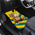 Togo Independence Day Car Mats Lion With Coat Of Arms Kente Pattern