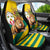 Togo Independence Day Car Seat Cover Lion With Coat Of Arms Kente Pattern