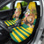 Togo Independence Day Car Seat Cover Lion With Coat Of Arms Kente Pattern