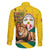 Togo Independence Day Family Matching Long Sleeve Bodycon Dress and Hawaiian Shirt Lion With Coat Of Arms Kente Pattern