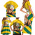 Togo Independence Day Family Matching Short Sleeve Bodycon Dress and Hawaiian Shirt Lion With Coat Of Arms Kente Pattern