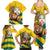 Togo Independence Day Family Matching Summer Maxi Dress and Hawaiian Shirt Lion With Coat Of Arms Kente Pattern