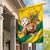 Togo Independence Day Garden Flag Lion With Coat Of Arms Kente Pattern