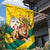 Togo Independence Day Garden Flag Lion With Coat Of Arms Kente Pattern