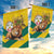 Togo Independence Day Garden Flag Lion With Coat Of Arms Kente Pattern